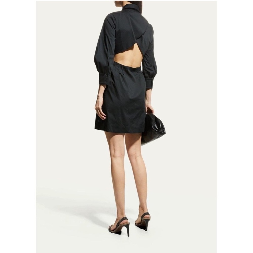 Veronica Beard Polina Button Front Pleated Shirt Dress Size 2 NWT - Picture 4 of 7
